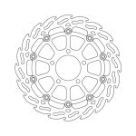Moto-Master Flame Series Floating Brake Rotor Suzuki