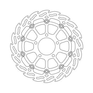 Moto-Master Flame Series Floating Brake Rotor Suzuki