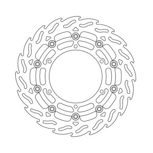 Moto-Master Flame Series Floating Brake Rotor Yamaha