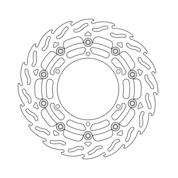 Moto-Master Flame Series Floating Brake Rotor Yamaha