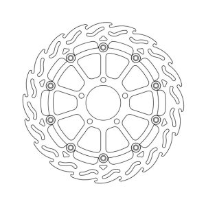 Moto-Master Flame Series Floating Brake Rotor Suzuki