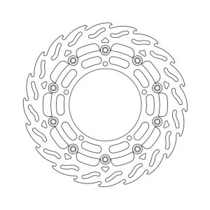 Moto-Master Flame Series Floating Brake Rotor Yamaha