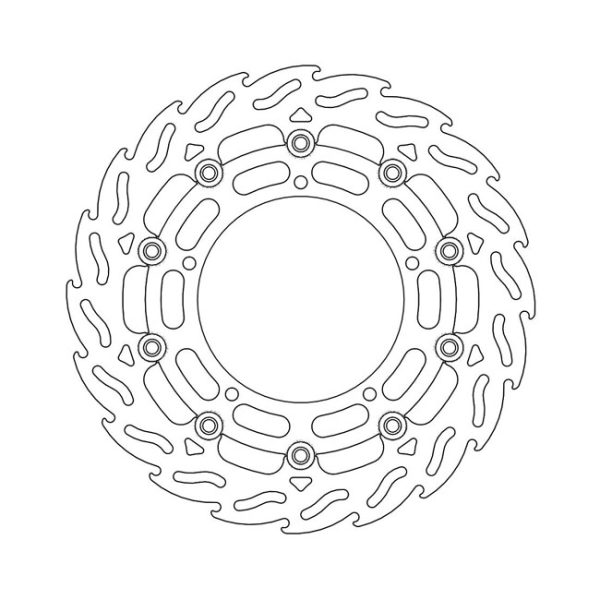 Moto-Master Flame Series Floating Brake Rotor Yamaha