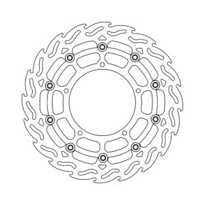 Moto-Master Flame Series Floating Brake Rotor Yamaha