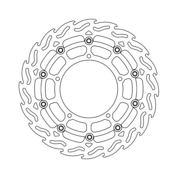 Moto-Master Flame Series Floating Brake Rotor Yamaha