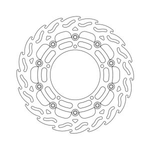Moto-Master Flame Series Floating Brake Rotor Yamaha