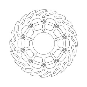 Moto-Master Flame Series Floating Brake Rotor Suzuki