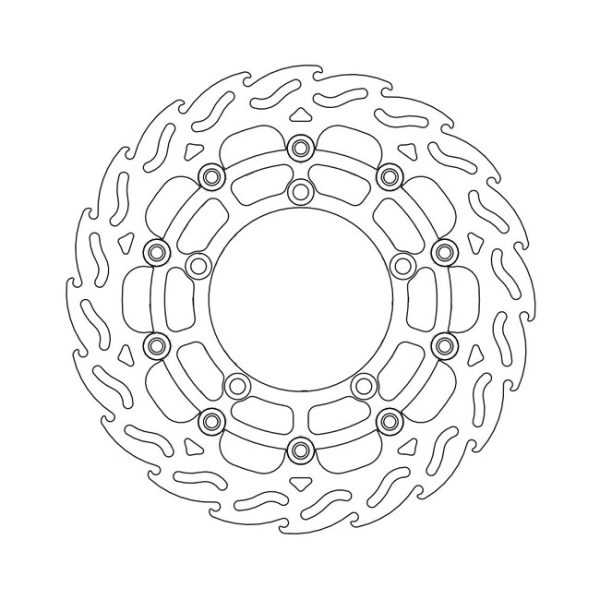 Moto-Master Flame Series Floating Brake Rotor Suzuki