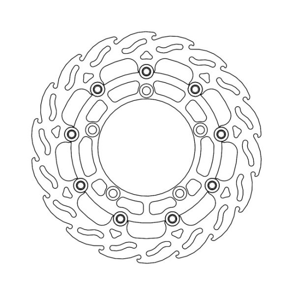 Moto-Master Flame Series Floating Brake Rotor Suzuki