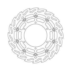 Moto-Master Flame Series Floating Brake Rotor Yamaha