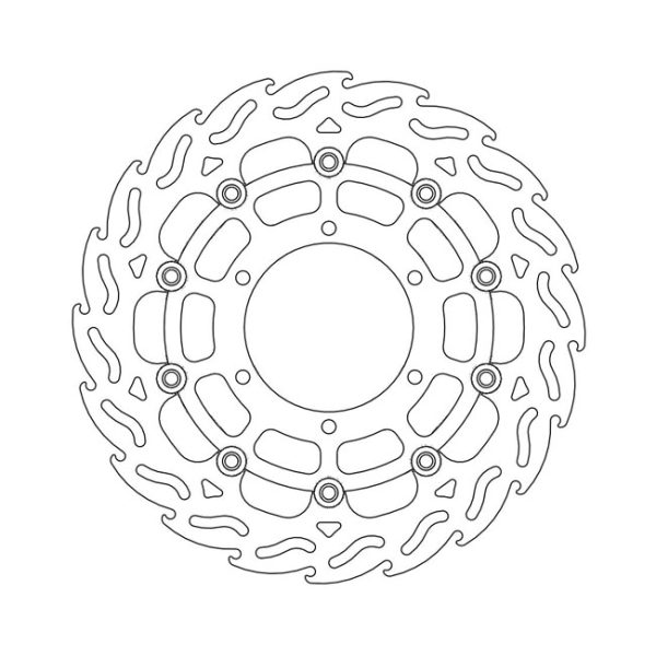 Moto-Master Flame Series Floating Brake Rotor Suzuki