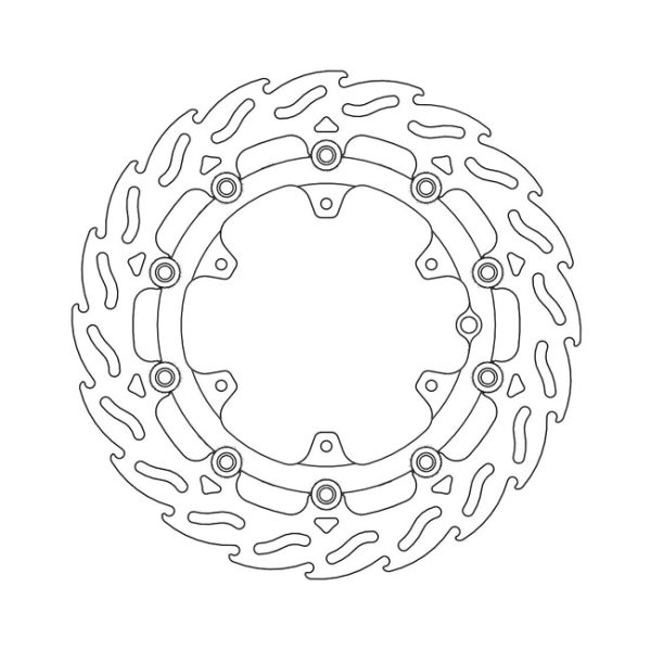 Moto-Master Flame Series Floating Brake Rotor KTM