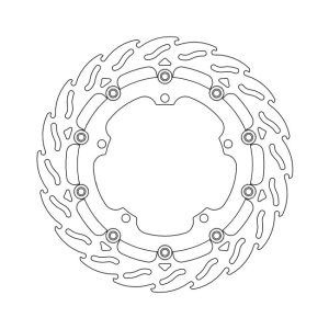 Moto-Master Flame Series Floating Brake Rotor Triumph