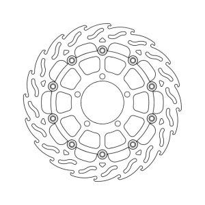Moto-Master Flame Series Floating Brake Rotor Triumph