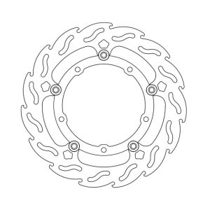 Moto-Master Flame Series Floating Brake Rotor Yamaha