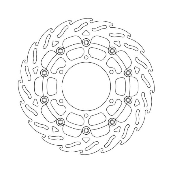 Moto-Master Flame Series Floating Brake Rotor Suzuki