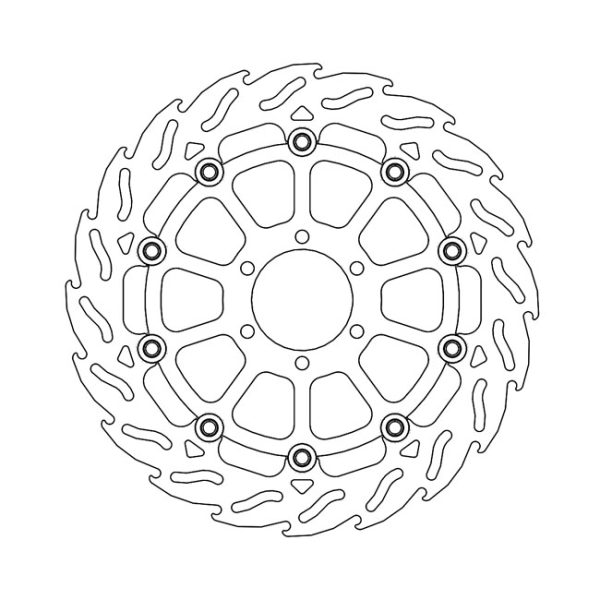 Moto-Master Flame Series Floating Brake Rotor Ducati