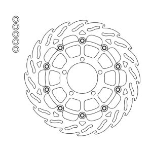 Moto-Master Flame Series Floating Brake Rotor Triumph