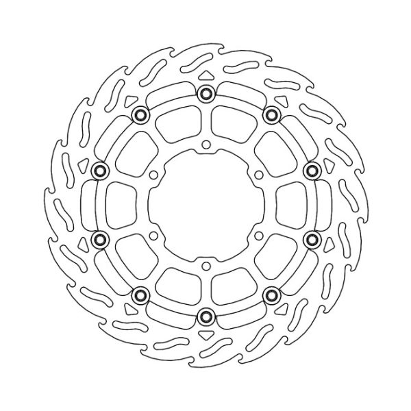 Moto-Master Flame Series Floating Brake Rotor Suzuki