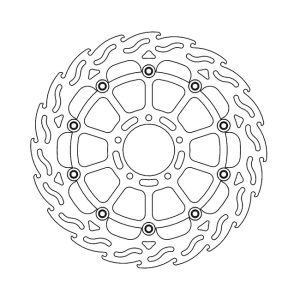 Moto-Master Flame Series Floating Brake Rotor Ducati