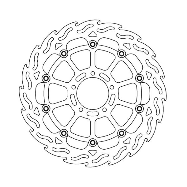 Moto-Master Flame Series Floating Brake Rotor Ducati