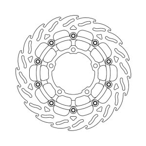 Moto-Master Flame Series Floating Brake Rotor Honda