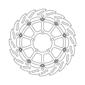 Moto-Master Flame Series Floating Brake Rotor Triumph