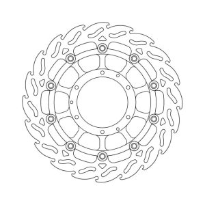 Moto-Master Flame Series Floating Brake Rotor Honda