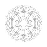 Moto-Master Flame Series Floating Brake Rotor Kawasaki