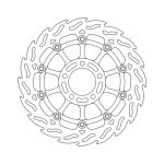 Moto-Master Flame Series Floating Brake Rotor Suzuki
