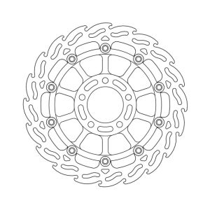 Moto-Master Flame Series Floating Brake Rotor Suzuki