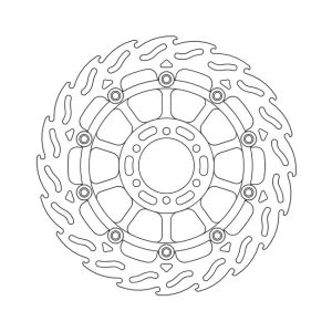 Moto-Master Flame Series Floating Brake Rotor Ducati