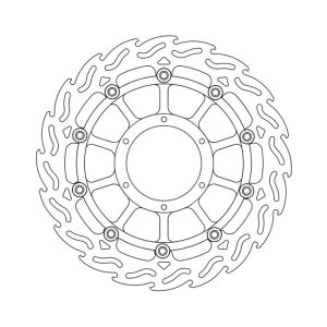 Moto-Master Flame Series Floating Brake Rotor Honda