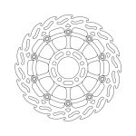 Moto-Master Flame Series Floating Brake Rotor Kawasaki