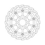 Moto-Master Flame Series Floating Brake Rotor Honda