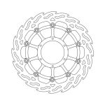 Moto-Master Flame Series Floating Brake Rotor Honda