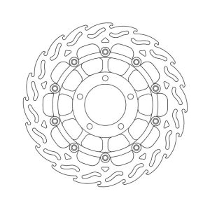 Moto-Master Flame Series Floating Brake Rotor Triumph