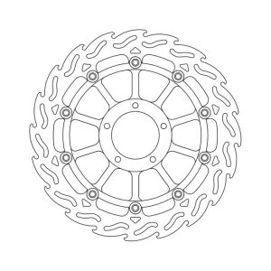 Moto-Master Flame Series Floating Brake Rotor Ducati
