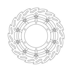 Moto-Master Flame Series Floating Brake Rotor Yamaha