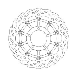 Moto-Master Flame Series Floating Brake Rotor Triumph