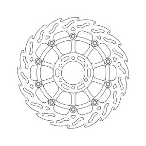 Moto-Master Flame Series Floating Brake Rotor KTM