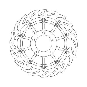Moto-Master Flame Series Floating Brake Rotor Triumph
