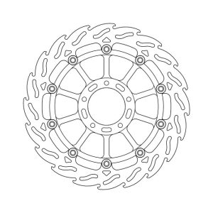 Moto-Master Flame Series Floating Brake Rotor Ducati