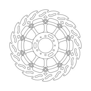 Moto-Master Flame Series Floating Brake Rotor Honda