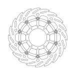 Moto-Master Flame Series Floating Brake Rotor Honda