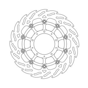 Moto-Master Flame Series Floating Brake Rotor Honda