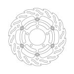 Moto-Master Flame Series Floating Brake Rotor Kawasaki