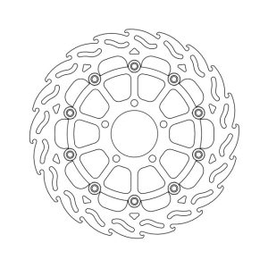 Moto-Master Flame Series Floating Brake Rotor Suzuki