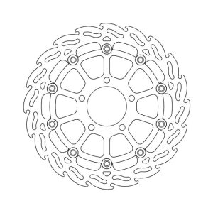 Moto-Master Flame Series Floating Brake Rotor Suzuki