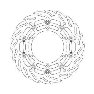 Moto-Master Flame Series Floating Brake Rotor Yamaha